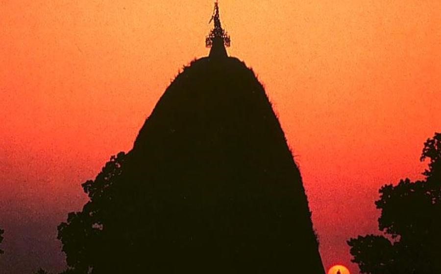 The Pyama stupa, which may date to the Pyu period.