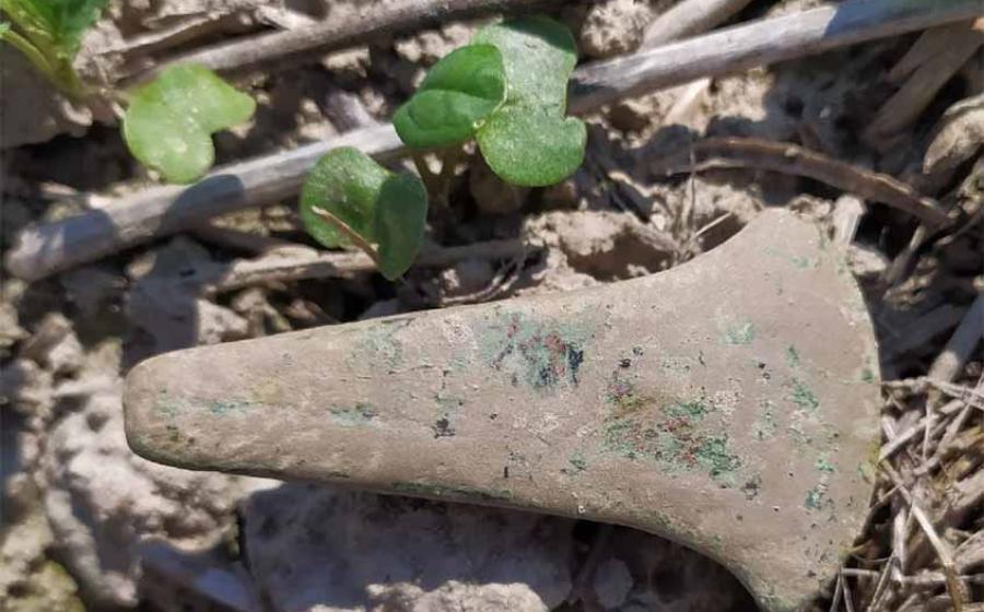 The copper axe seems to have been made by the Trypillia, but their culture never made it as far west as Poland. Source: Lublin Provincial Conservator of Monuments / Heritage Daily.