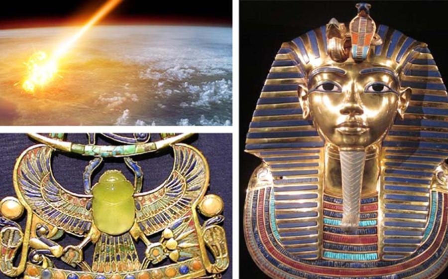 A comet strike/ Tutankhamun’s brooch/Tutanhhamun’s Sarcophagus 