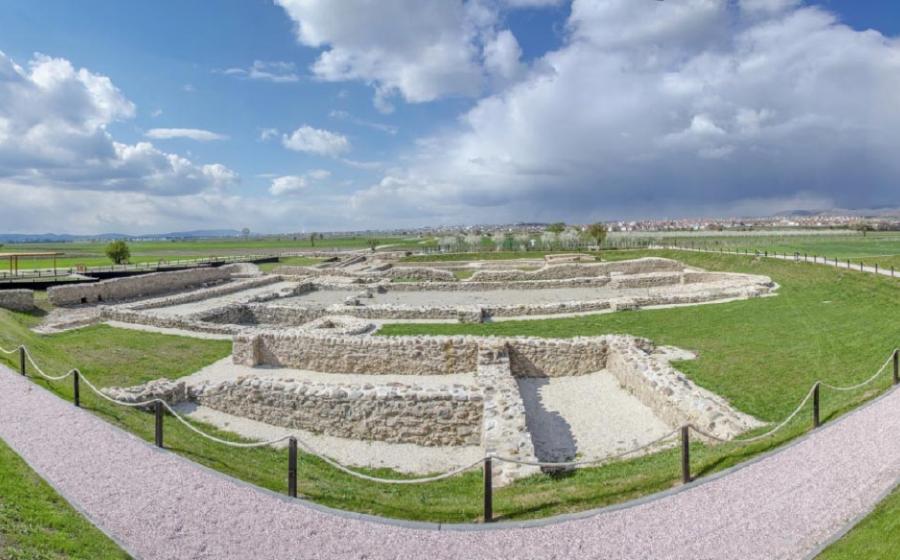Ulpiana, the archaeological site in Kosovo. 