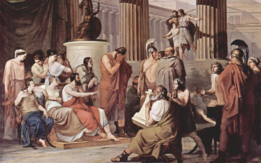 Ulysses at the court of Alcinous - Homer
