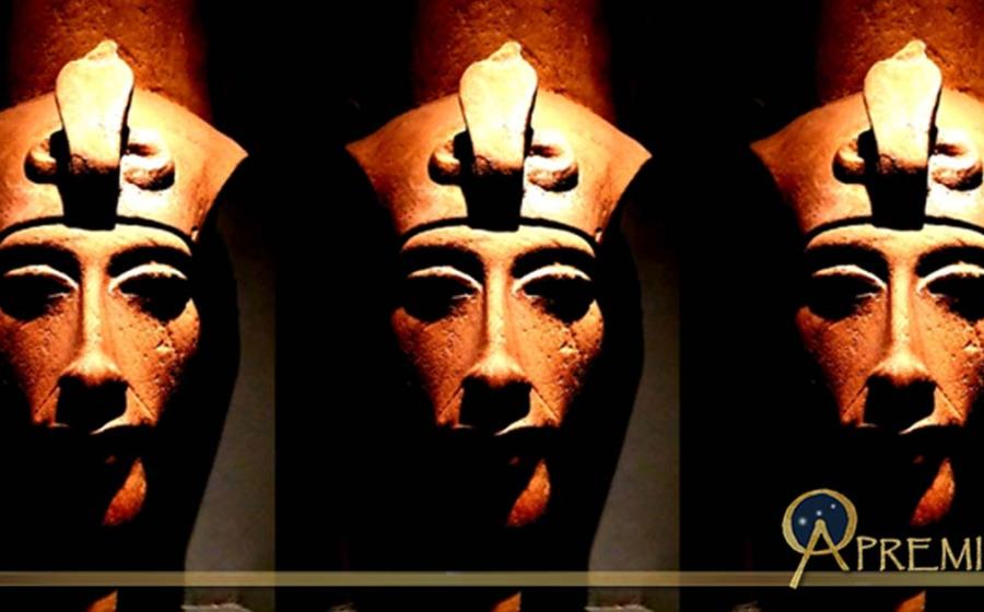 A bust of Pharaoh Akhenaten. Design by Anand Balaji.