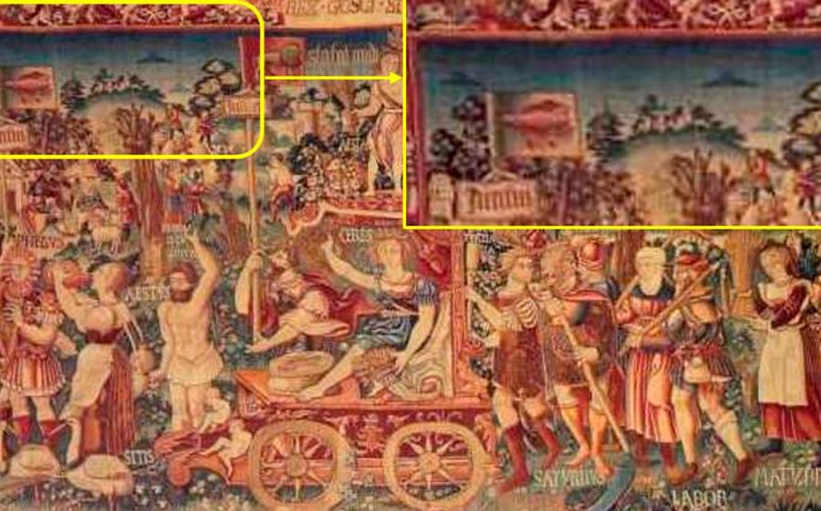 Summer’s Triumph Tapestry, 1538. Source: Sirusly