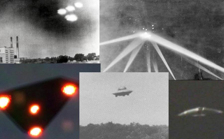 Composite image of unidentified flying objects. Source: Author provided.