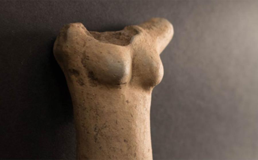 Front of the main piece of the Stone Age Venus of Egerszeg Statuette recently unearthed in Hungary. Source: Göcsej Museum