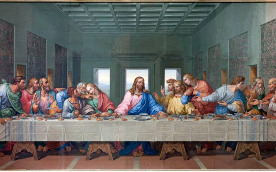 Vienna – Copy of Mosaic of Last supper by Leonardo da Vinci. Source: Renáta Sedmáková/Adobe Stock