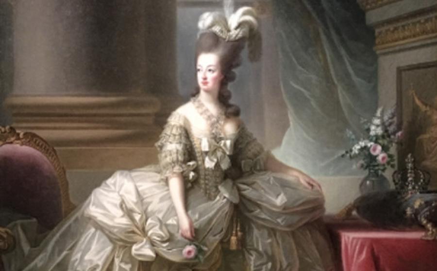 Marie-Antoinette en grand habit de cour - 1778 - Elisabeth Louise Vigée Le Brun.