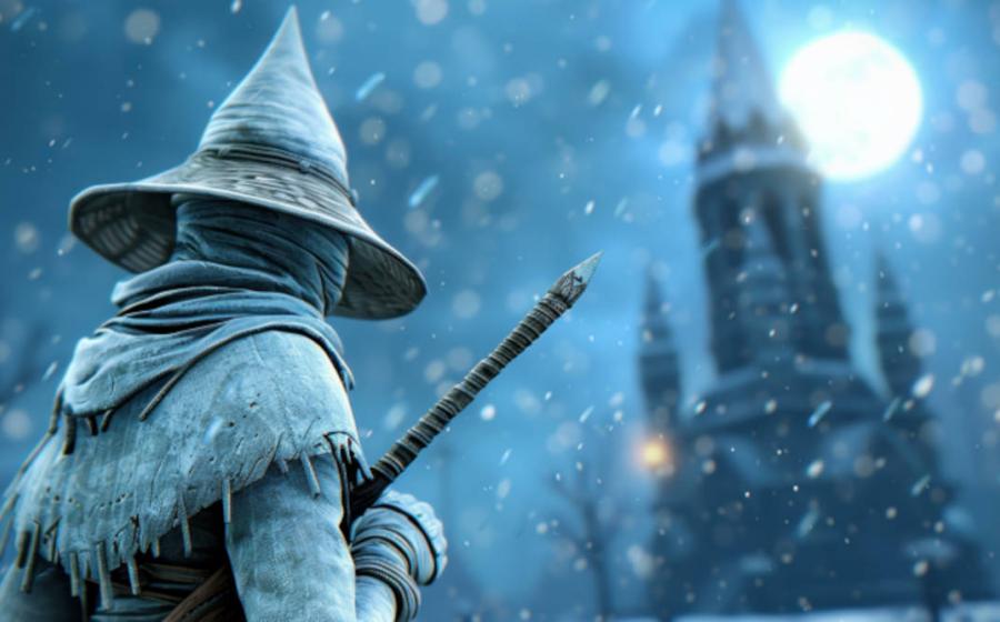 The witch hunter spread fear across ancient England. AI Generated image.         