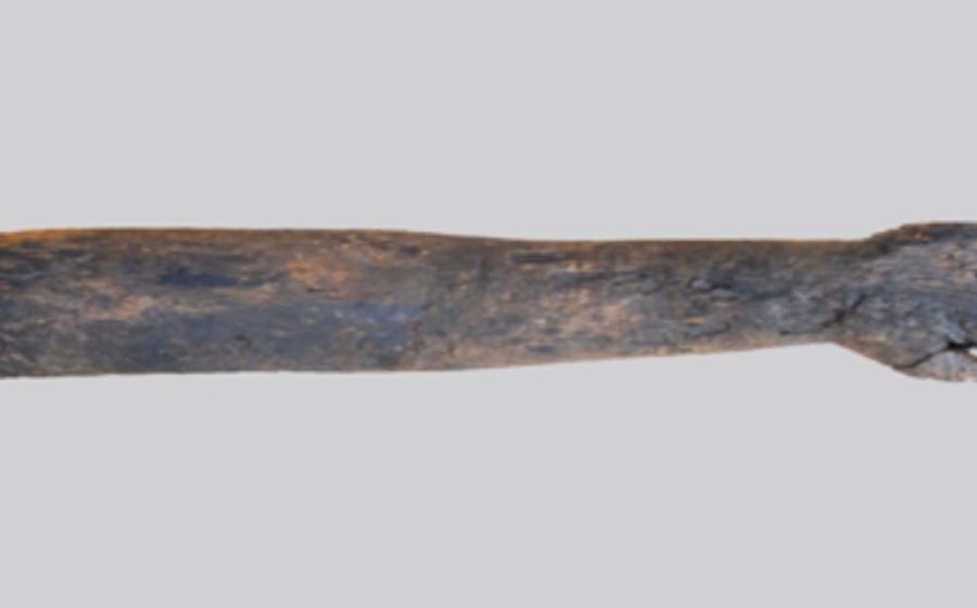 The wooden arm was found at the bottom of an ancient Roman well. Source: Oxford Archaeology