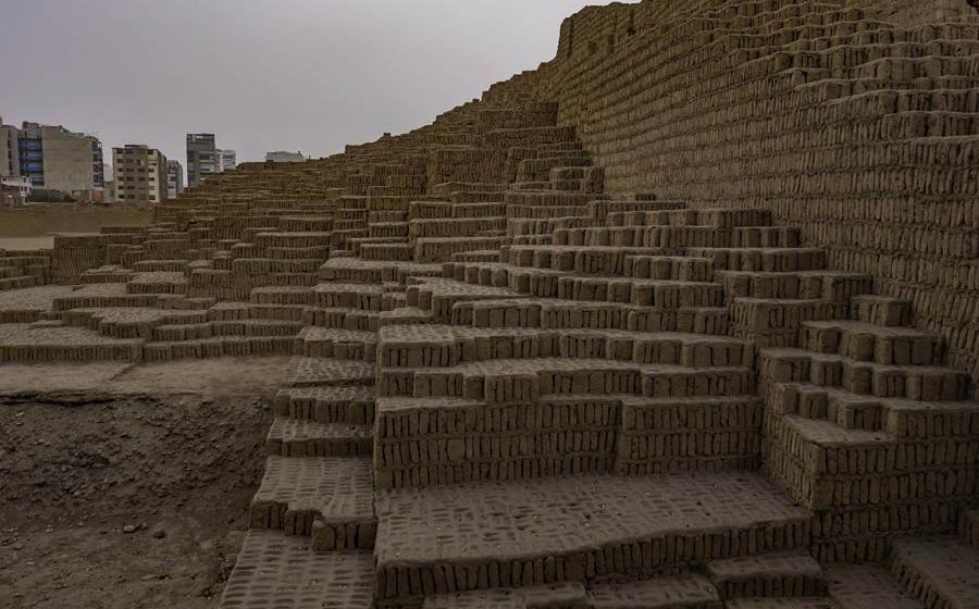Huaca Pucllana pyramid, an example of adobe building using adobe bricks in Miraflores district in Lima City, Peru.	Source: videobuzzing / Adobe Stock