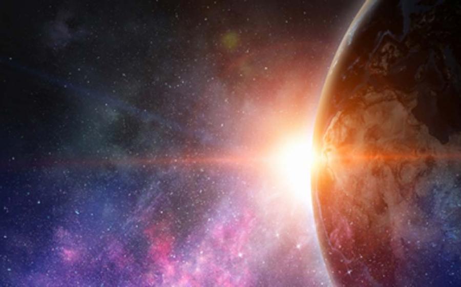 Exoplanet “K2-18b” is 50% water could possibly harbor alien life. Source: Sergey Nivens / Adobe Stock.