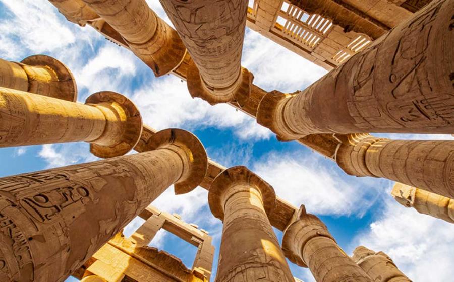 Karnak temple in the ancient Egyptian city of Thebes. Source: Calin Stan / Adobe Stock 