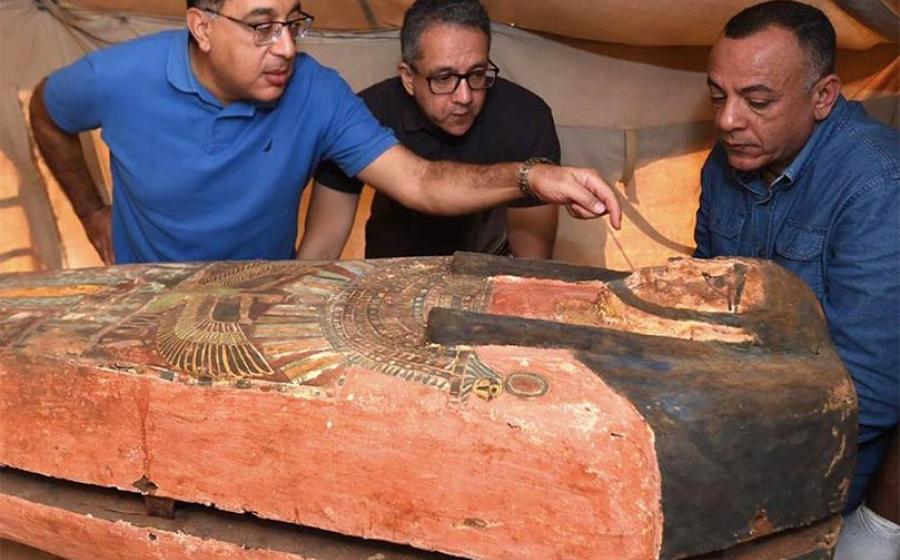 Dozens Of “New” Ancient Egyptian Coffins Found Near Saqqara