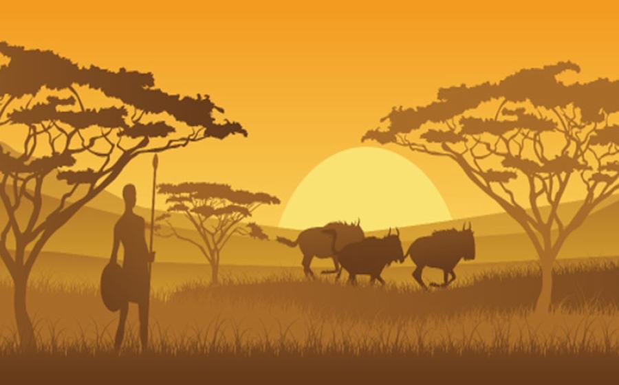 Ancient hunters stalked wildebeest and gazelle 2 million years ago. Source: frilled_dragon /Adobe Stock