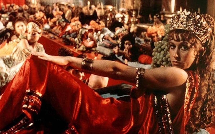 Helen Mirren playing Caesonia in Tinto Brass’ 1979 historical drama film, Caligula.  Source: CC BY-SA 4.0/Author Supplied