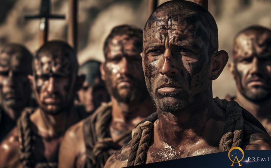 Historical Scene of Ancient Slavery.