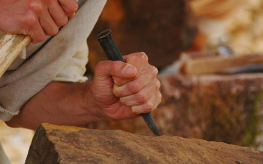 Are Shamir and Pito the answer to how people performed ancient stonework? Are they the “green chisel” gifted from the gods?          Source: Anjocreatif / Adobe.