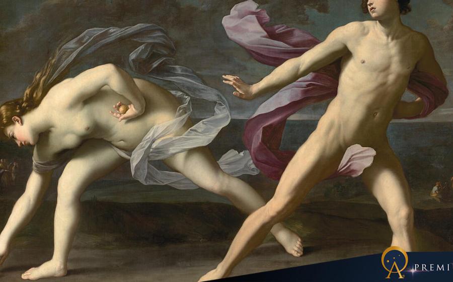 Hippomenes and Atalanta by Guido Reni ca. 1618-1619.