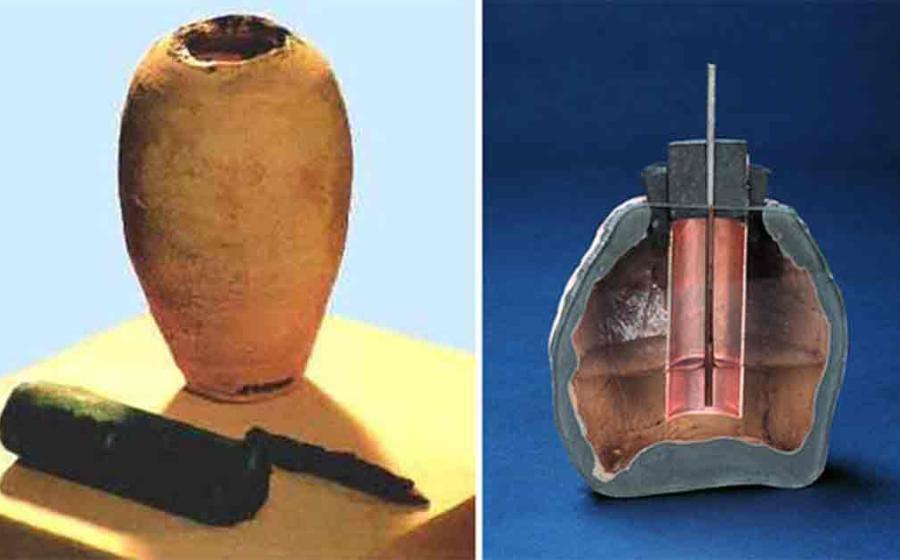 Replica of the Baghdad Battery. Source: Researchgate/ CC BY-SA 3.0