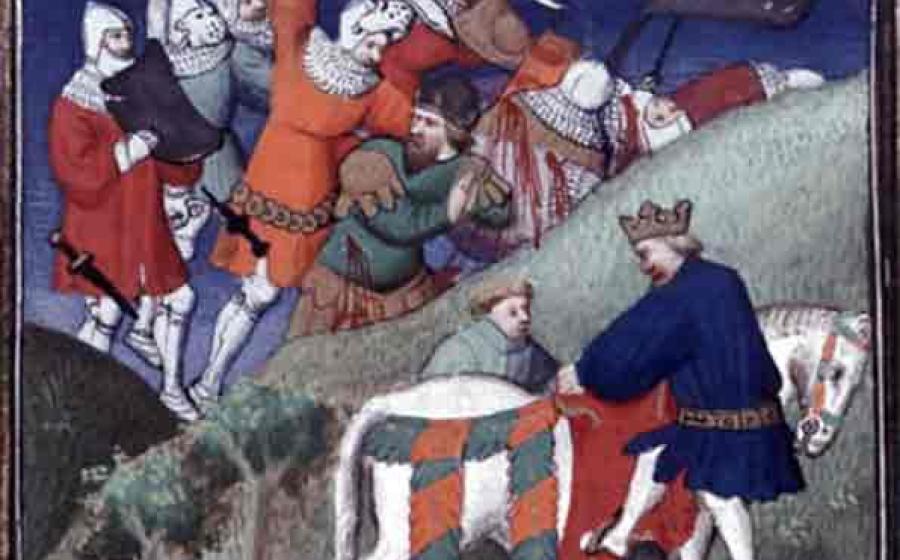 15th-century French miniature depicting Part of the Byzantine–Seljuk wars. Source: Public Domain