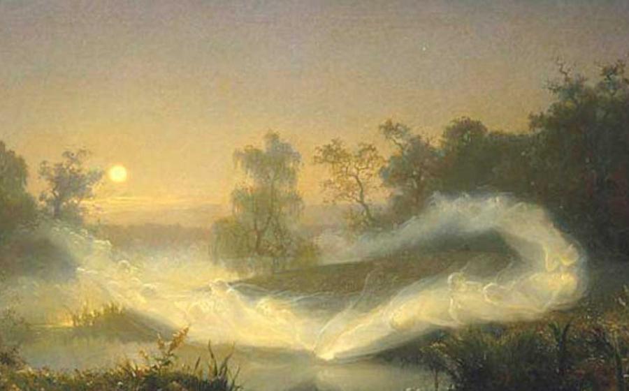 Elves and dwarves played crucial roles in Norse mythology. Dancing Fairies, painting by August Malmström, 1866. Source: Public Domain