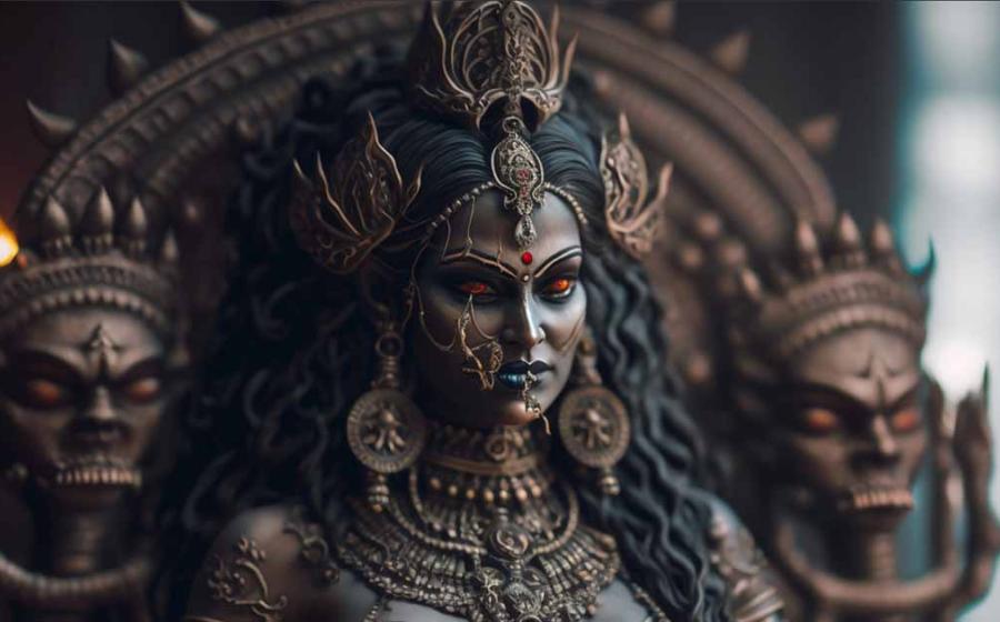 Kali, Hindu goddess of death. Source: super / Adobe Stock.