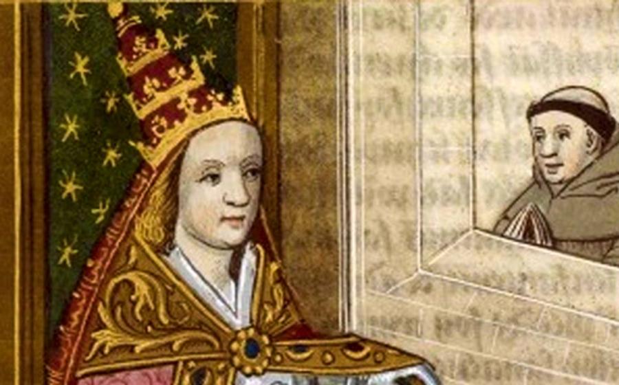 The female pope Joan