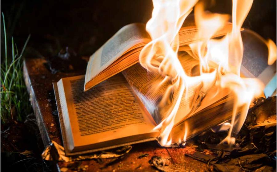 Forbidden books were burned. Their authors exiled, imprisoned and even killed throughout history. Source: de Art/Adobe Stock