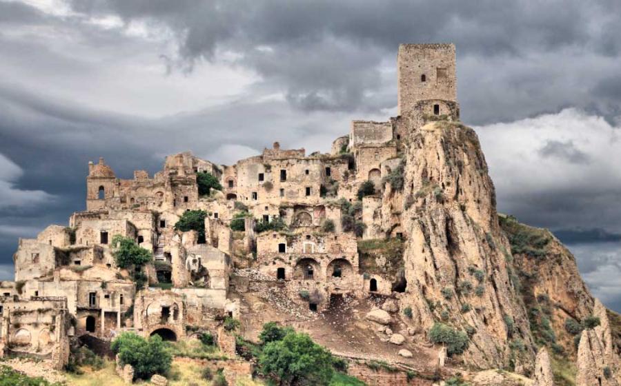 The abandoned city of Craco, Italy. Source: Tupungato / Adobe Stock