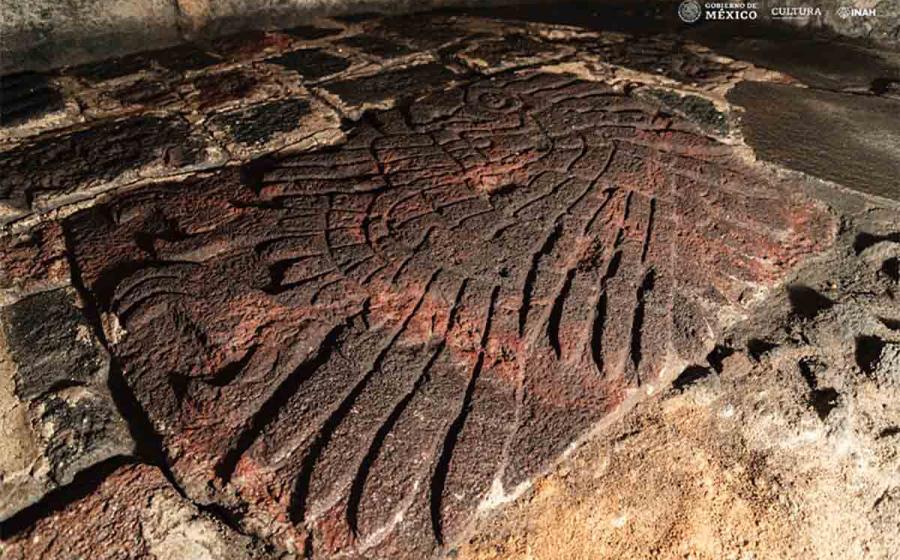 Giant Obsidian Golden Eagle Surfaces in Mexico