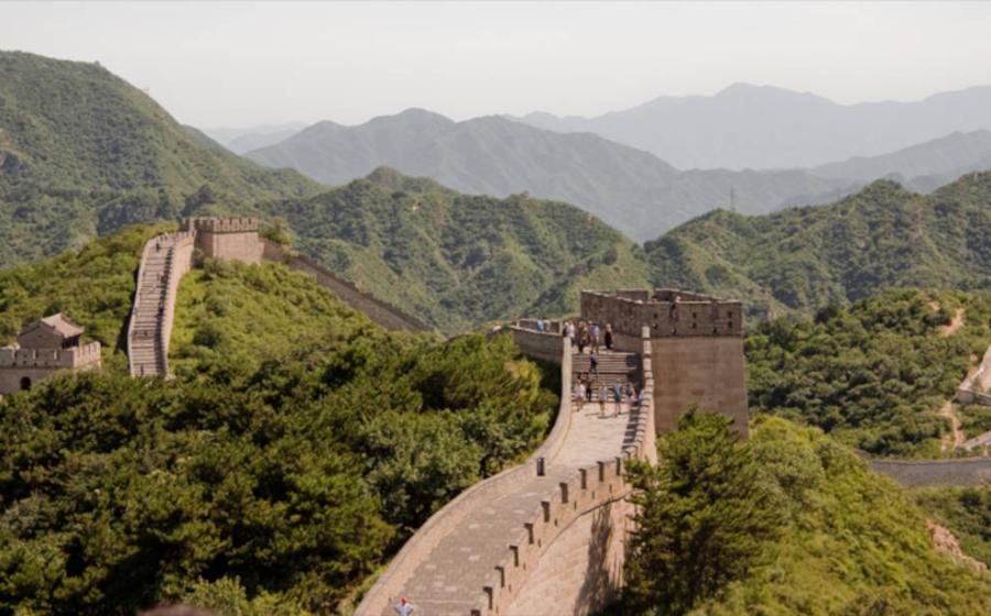 The Great Wall of China. 
