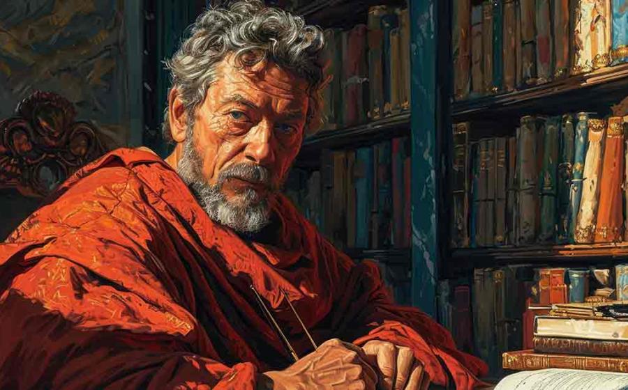 Representational image of an ancient Roman historian. Source: Ian / Adobe Stock 