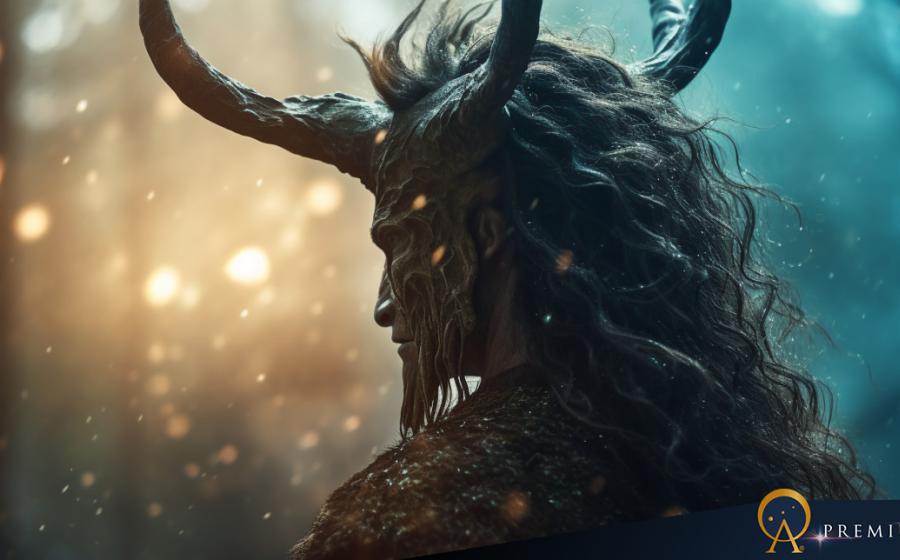 AI image of a Minotaur.