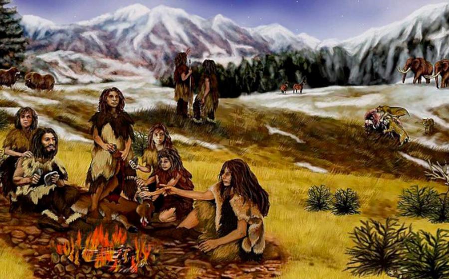 A new study shows that humans and Neanderthals lived together in Europe for 2000 years. Source: athree23 / CC BY-SA 4.0