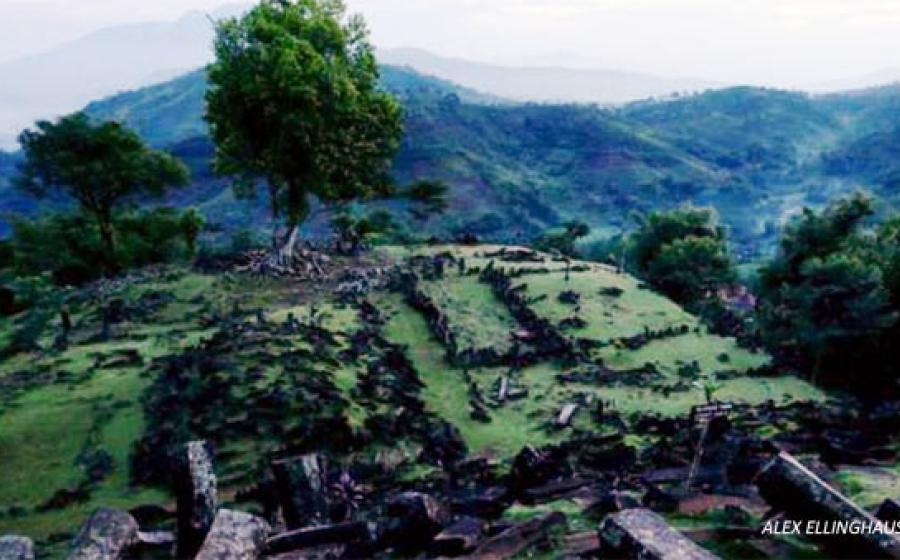 Pyramid Structure in Java 9,000-years-old