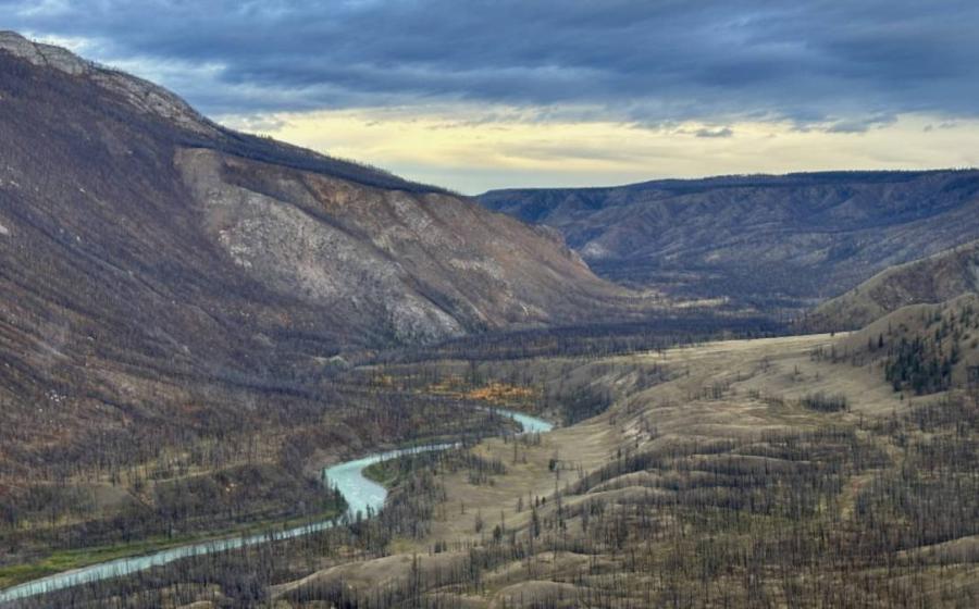 Chilcotin River in British Columbia, near site of where some of the heritage-related survey and excavation activities took place.