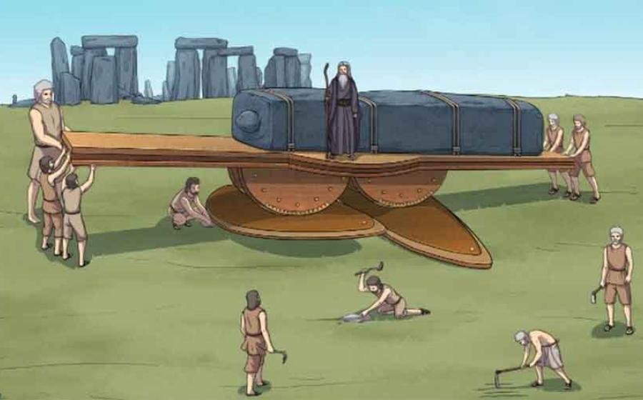 Lifting Machine May Have Moved Huge Objects at Stonehenge and Egypt!
