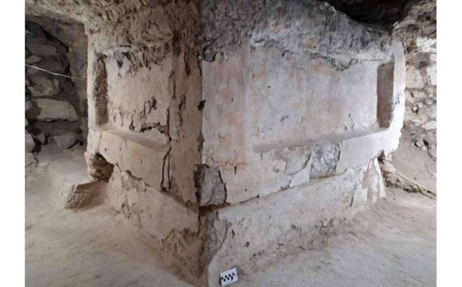 Buried altar excavated at Tikal, created by artisan from Teotihuacan.