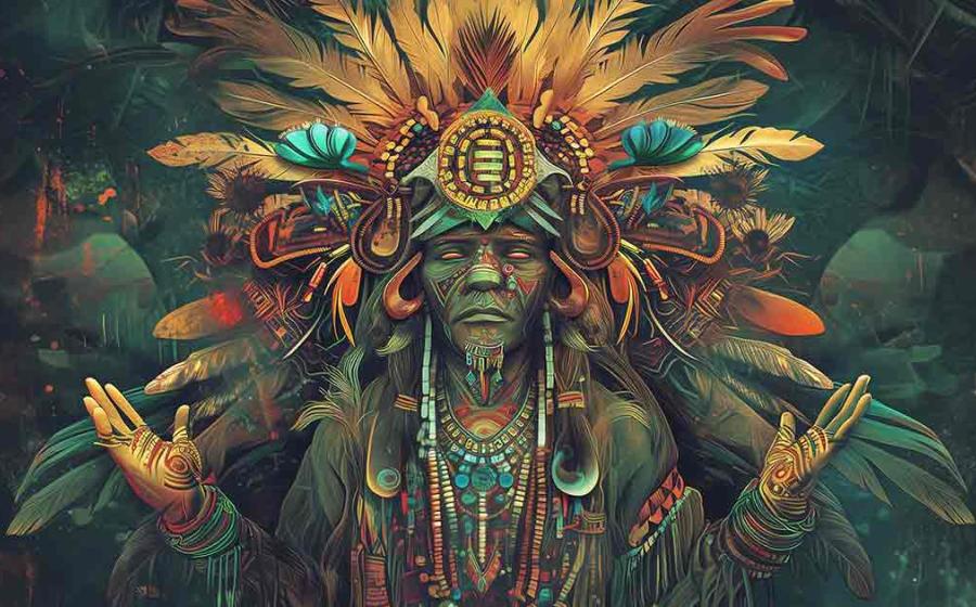 Representational image of Maya healing by a medicine man. Source: HaiderShah / Adobe Stock 