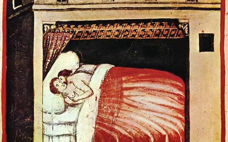 In the Middle Ages, medieval aphrodisiacs were a very important tool to ensure that husbands had enough lust to actually make love and male heirs.						Source: Giovannino de' Grassi / Public domain