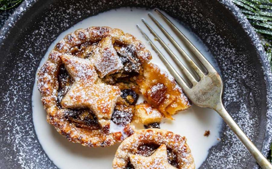 Traditional mince pies.