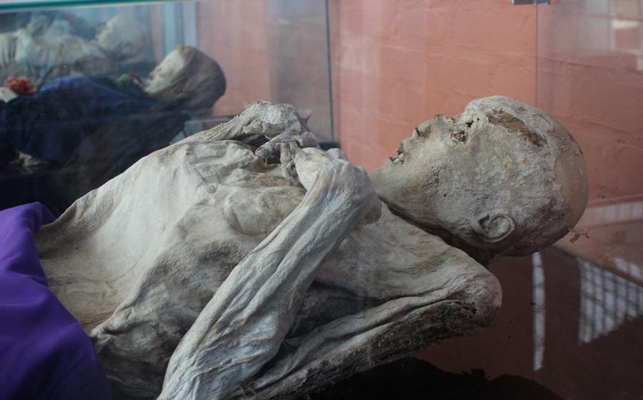One of the natural mummies in San Bernardo, Colombia. Source: The Gringo / CC BY-NC-ND 2.0