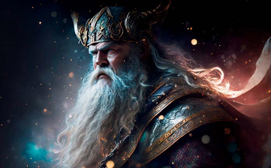 Wednesday is named after Odin (Wotan), the all-father of Norse mythology. Source: The_AI_Revolution / Adobe Stock