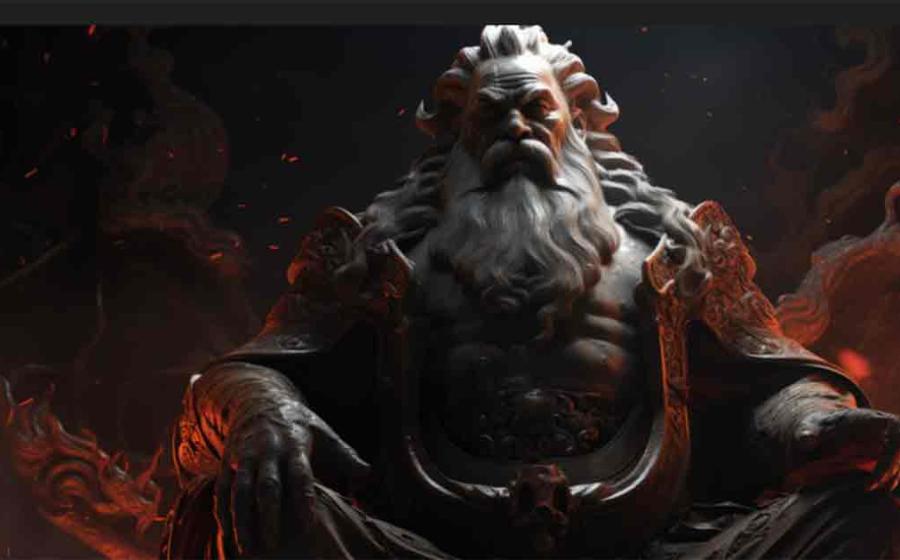 Pangu - The Chinese god of creation. AI image. Source: Superhero Woozie/Adobe Stock