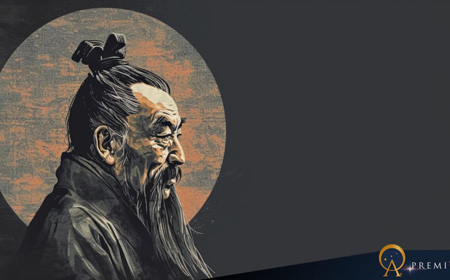 AI artwork of the philosopher, Confucius.