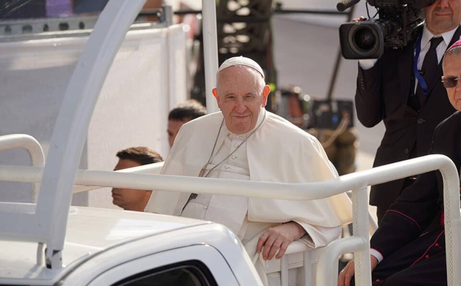 Pope Francis during a visit to Kazakhstan in 2022.