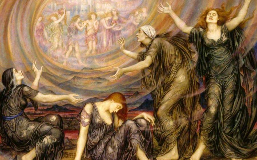 The hiring of professional mourners seems to have been a worldwide tradition in the ancient world, from Rome to Egypt to China. The Mourners, painting by Evelyn De Morgan, circa 1915. Source: National Trust / Public Domain