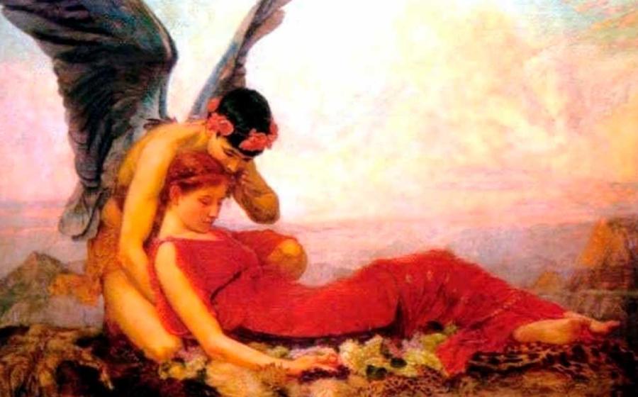 In the Arms of Morpheus - Sir William Ernest Reynolds-Stephens (1862-1943) Source: Fair use