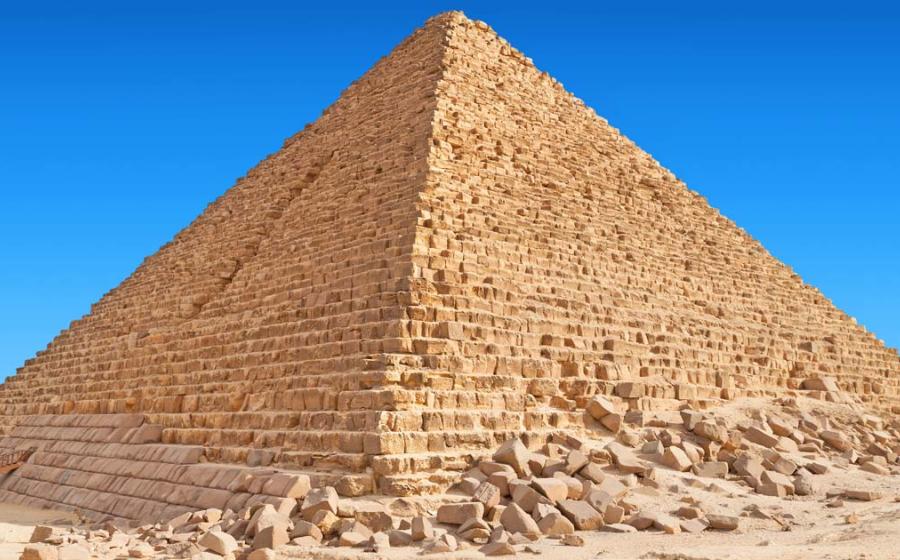 Top image: The Pyramid of Khufu, or the Great Pyramid, Giza, Egypt.        Source: Cobalt / Adobe Stock