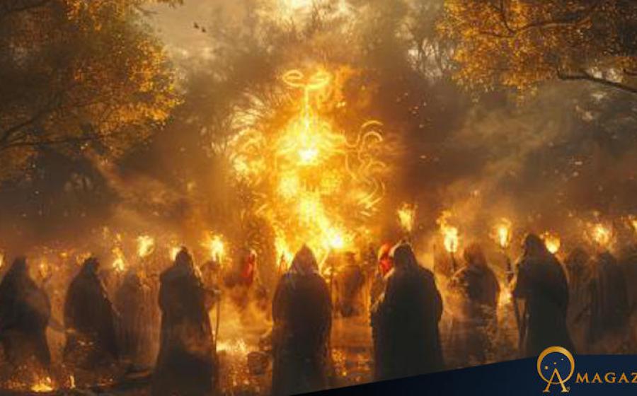 Representative image of a Samhain celebration.